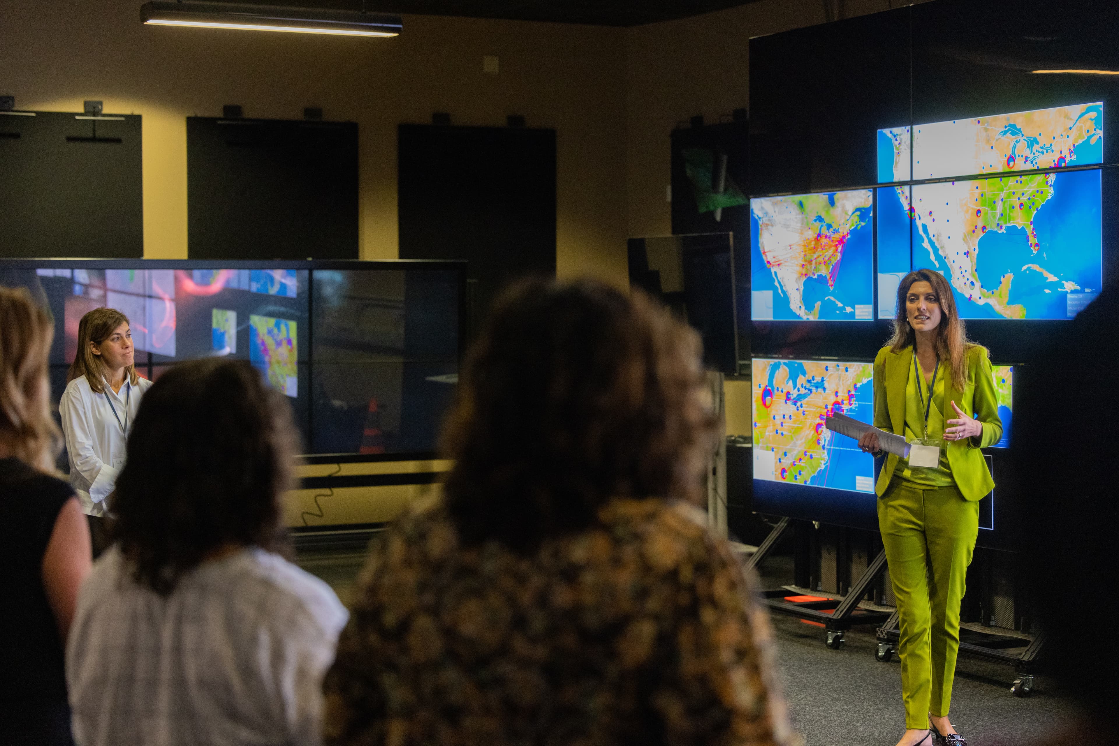 Professional presentation and workshop setting